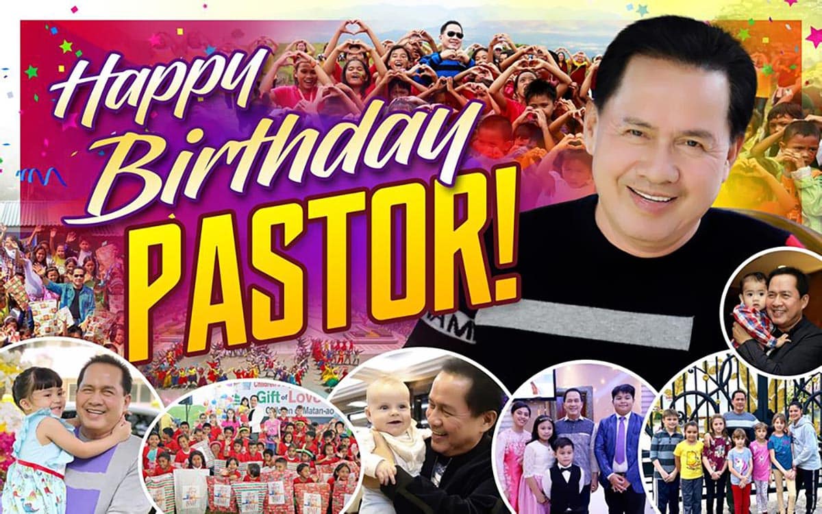 Pastor Apollo’s Message of Thanks and Blessings