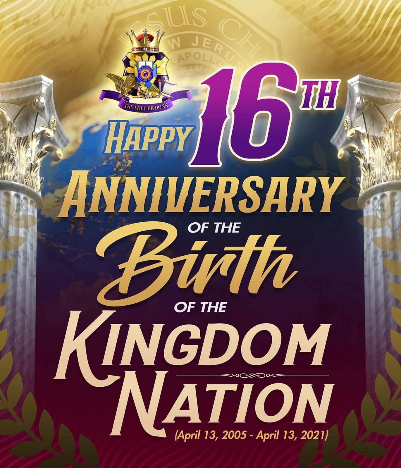 16th Anniversary of the Birth of the Father’s Kingdom Nation